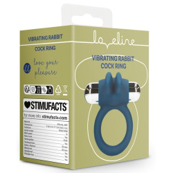  Loveline Cockring Vibrant Rabbit Baltic 35 mm Bleu